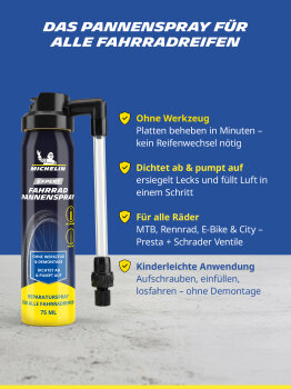 MICHELIN Expert Fahrrad Pannenspray 75 ml