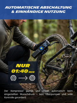 MICHELIN Air Power Mini 2 Akku-Mini-Kompressor 10 Bar