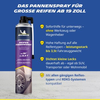 MICHELIN Reifenpannenspray 750 ml