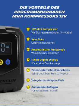 MICHELIN Air Power Easy 12V Mini-Kompressor