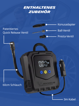 MICHELIN Air Power Easy 12V Mini-Kompressor