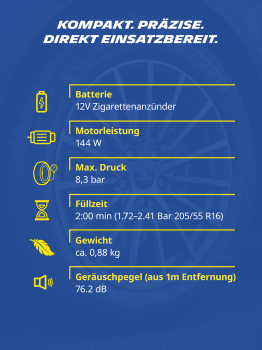 MICHELIN Air Power Easy 12V Mini-Kompressor
