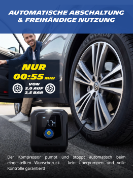MICHELIN Air Power Max Akku Hochleistungs-Kompressor