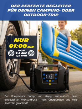 MICHELIN Air Power Pro Akku Multi Kompressor 10 Bar