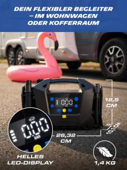 MICHELIN Air Power Pro Akku Multi Kompressor 10 Bar