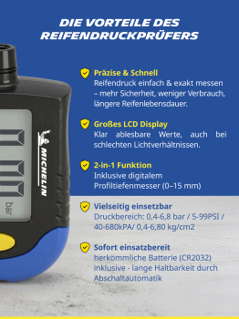 MICHELIN Reifendruckprüfer