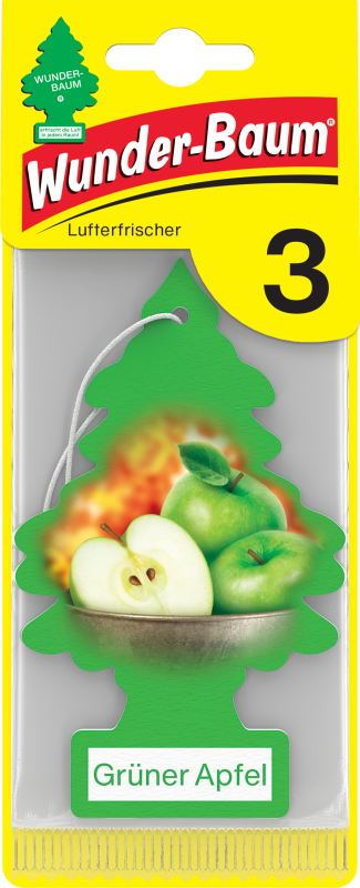 Wunder-Baum Grüner Apfel 3er Karte
