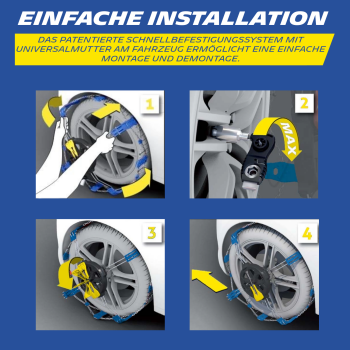 MICHELIN Fast Grip- Front Schneeketten 70