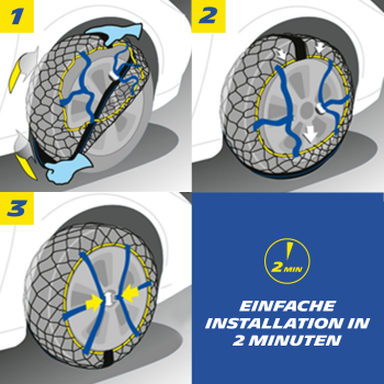 MICHELIN Schneekette Easy Grip Evolution 8