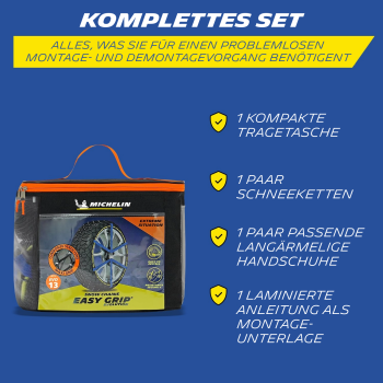 MICHELIN Schneekette Easy Grip Evolution 18